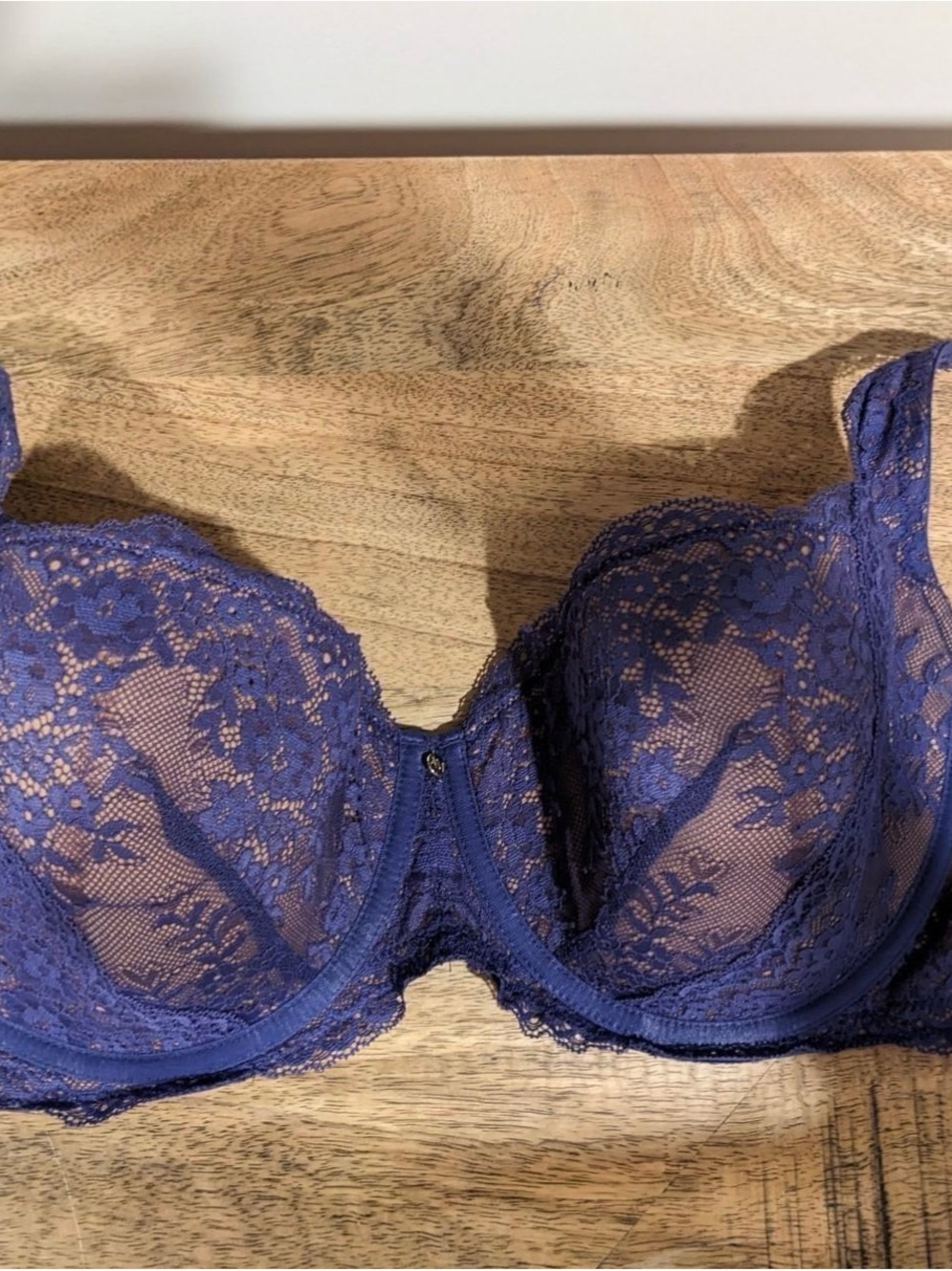 Adore Me Deep Purple Lace Underwire Bra